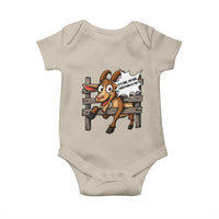 Funny Goat Baby Onesie It Is Fine I Am Fine Everything Is Fine - Wonder Print Shop