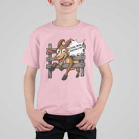 Funny Goat T Shirt For Kid It Is Fine I Am Fine Everything Is Fine - Wonder Print Shop