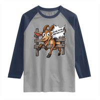 Funny Goat Raglan Shirt It Is Fine I Am Fine Everything Is Fine - Wonder Print Shop
