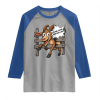 Funny Goat Raglan Shirt It Is Fine I Am Fine Everything Is Fine - Wonder Print Shop