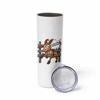 Funny Goat Skinny Tumbler It Is Fine I Am Fine Everything Is Fine