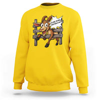 Funny Goat Sweatshirt It Is Fine I Am Fine Everything Is Fine - Wonder Print Shop