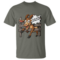 Funny Goat T Shirt It Is Fine I Am Fine Everything Is Fine - Wonder Print Shop