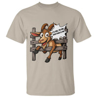 Funny Goat T Shirt It Is Fine I Am Fine Everything Is Fine - Wonder Print Shop