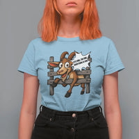 Funny Goat T Shirt For Women It Is Fine I Am Fine Everything Is Fine - Wonder Print Shop