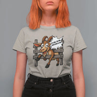 Funny Goat T Shirt For Women It Is Fine I Am Fine Everything Is Fine - Wonder Print Shop