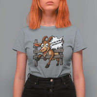 Funny Goat T Shirt For Women It Is Fine I Am Fine Everything Is Fine - Wonder Print Shop