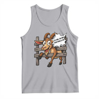 Funny Goat Tank Top It Is Fine I Am Fine Everything Is Fine - Wonder Print Shop
