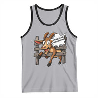 Funny Goat Tank Top It Is Fine I Am Fine Everything Is Fine - Wonder Print Shop