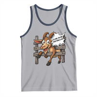 Funny Goat Tank Top It Is Fine I Am Fine Everything Is Fine - Wonder Print Shop