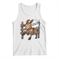 Funny Goat Tank Top It Is Fine I Am Fine Everything Is Fine - Wonder Print Shop