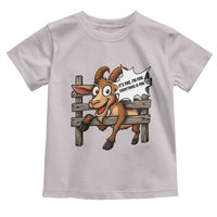 Funny Goat Toddler T Shirt It Is Fine I Am Fine Everything Is Fine - Wonder Print Shop