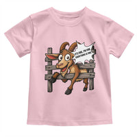 Funny Goat Toddler T Shirt It Is Fine I Am Fine Everything Is Fine - Wonder Print Shop
