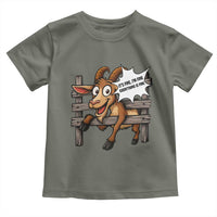 Funny Goat Toddler T Shirt It Is Fine I Am Fine Everything Is Fine - Wonder Print Shop