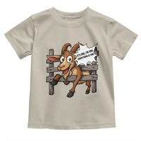 Funny Goat Toddler T Shirt It Is Fine I Am Fine Everything Is Fine - Wonder Print Shop