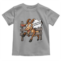 Funny Goat Toddler T Shirt It Is Fine I Am Fine Everything Is Fine - Wonder Print Shop