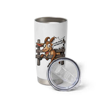 Funny Goat Tumbler Cup It Is Fine I Am Fine Everything Is Fine