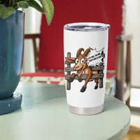 Funny Goat Tumbler Cup It Is Fine I Am Fine Everything Is Fine