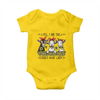 I Am The Crazy Goat Lady Baby Onesie Goat Lady Gift - Wonder Print Shop