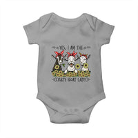 I Am The Crazy Goat Lady Baby Onesie Goat Lady Gift - Wonder Print Shop