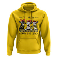 I Am The Crazy Goat Lady Hoodie Goat Lady Gift - Wonder Print Shop
