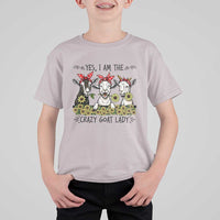I Am The Crazy Goat Lady T Shirt For Kid Goat Lady Gift - Wonder Print Shop
