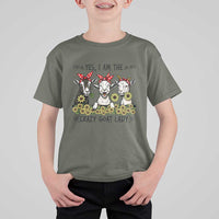 I Am The Crazy Goat Lady T Shirt For Kid Goat Lady Gift - Wonder Print Shop