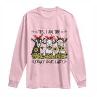 I Am The Crazy Goat Lady Long Sleeve Shirt Goat Lady Gift - Wonder Print Shop
