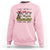 I Am The Crazy Goat Lady Sweatshirt Goat Lady Gift - Wonder Print Shop