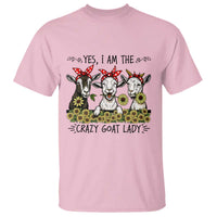 I Am The Crazy Goat Lady T Shirt Goat Lady Gift - Wonder Print Shop