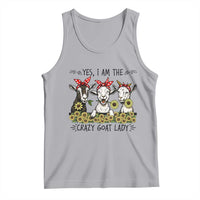 I Am The Crazy Goat Lady Tank Top Goat Lady Gift - Wonder Print Shop