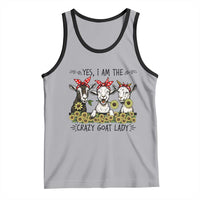 I Am The Crazy Goat Lady Tank Top Goat Lady Gift - Wonder Print Shop