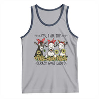 I Am The Crazy Goat Lady Tank Top Goat Lady Gift - Wonder Print Shop