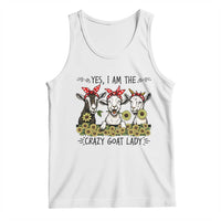 I Am The Crazy Goat Lady Tank Top Goat Lady Gift - Wonder Print Shop