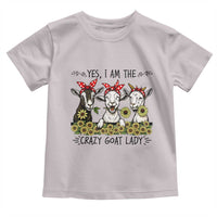I Am The Crazy Goat Lady Toddler T Shirt Goat Lady Gift - Wonder Print Shop