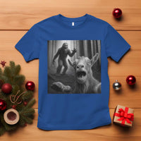 Goat Selfie With Bigfoot T Shirt Funny Cryptid Gift - Wonder Print Shop