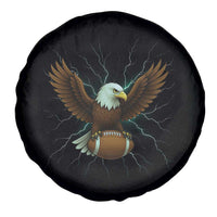 Lightning Eagle Holding Spare Tire Cover Football Player Gift - Wonder Print Shop