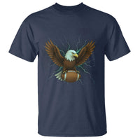 Lightning Eagle Holding T Shirt Football Player Gift - Wonder Print Shop