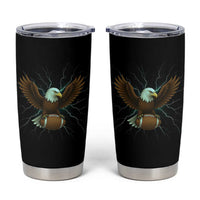 Lightning Eagle Holding Tumbler Cup Football Player Gift - Wonder Print Shop
