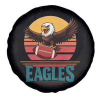 Funny Eagle Football Fan Spare Tire Cover Retro Vintage Style - Wonder Print Shop