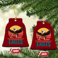 Funny Eagle Football Fan Ceramic Ornament Retro Vintage Style - Wonder Print Shop