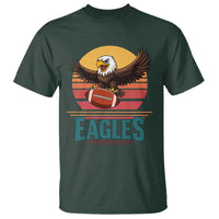 Funny Eagle Football Fan T Shirt Retro Vintage Style - Wonder Print Shop