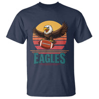 Funny Eagle Football Fan T Shirt Retro Vintage Style - Wonder Print Shop