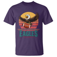 Funny Eagle Football Fan T Shirt Retro Vintage Style - Wonder Print Shop