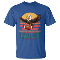 Funny Eagle Football Fan T Shirt Retro Vintage Style - Wonder Print Shop