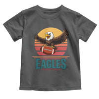 Funny Eagle Football Fan Toddler T Shirt Retro Vintage Style - Wonder Print Shop