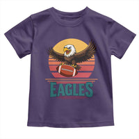 Funny Eagle Football Fan Toddler T Shirt Retro Vintage Style - Wonder Print Shop