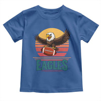 Funny Eagle Football Fan Toddler T Shirt Retro Vintage Style - Wonder Print Shop