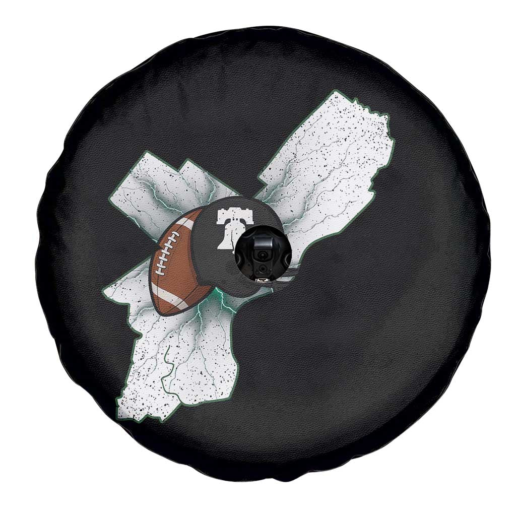 Philadelphia Liberty Bell Football Helmet Lightning Gift Spare Tire Cover - Wonder Print Shop