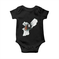 Philadelphia Liberty Bell Football Helmet Lightning Gift Baby Onesie - Wonder Print Shop